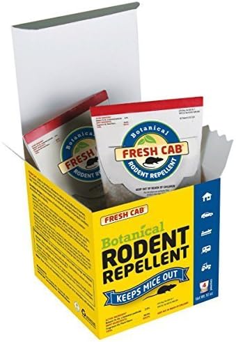 Fresh Cab FC6 4 Pouch Pk Botanical Rodent Mouse Rat Control Repellent