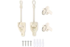 Vasteo Shade Replacement Parts Bungee and End Cap Sand,Weather Resistance,for Coolaroo Exterior Roller Shade,Sun Shade,Outdoor Blind