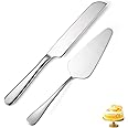 thumbnail image 2 of Tiokin Cake Pie Server Set Of 2 - Stainless Steel Pizza Cutter With Serrated Edge 9 Inch 2 of 9