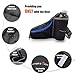 Fitter’s Niche MultiFunction Hydration Waist Pack - Shoulder Belt, Water Resistant with Inner Key Bag, Reflective Belt Loops, Exercise Outdoor Workout, Ocean Blue