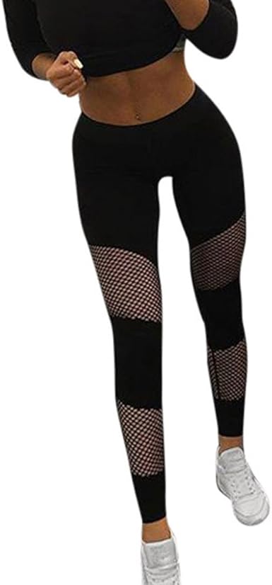 fishnet yoga pants