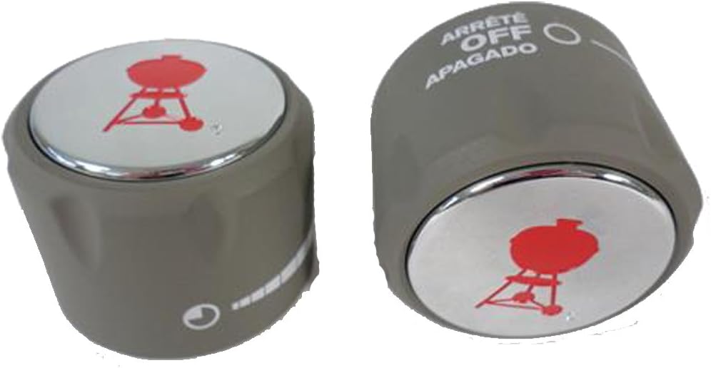 Weber 70377 Set of 2 Replacement Control Knobs for Summit