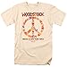Popfunk Woodstock Peace Symbol T Shirt (Small) Cream
