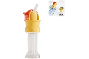 Universal Water Bottle Adapter with Silicone Straw, 1 Pack Leak-Proof Spout Conversion Cap, No-Spill Bottle Topper for Toddle