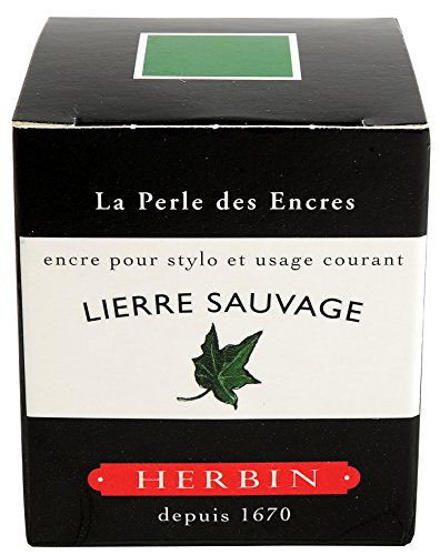 J. Herbin Fountain Pen Ink - 30 ml Bottled - Lierre Sauvage - Thumbnail 2
