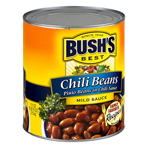 (6 Pack) BUSH'S Pinto Beans in a Mild Chili Sauce, 111 oz.