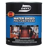 Deft 259-01 Water-Based Polyurethane Interior Exterior Satin, 1-Gallon