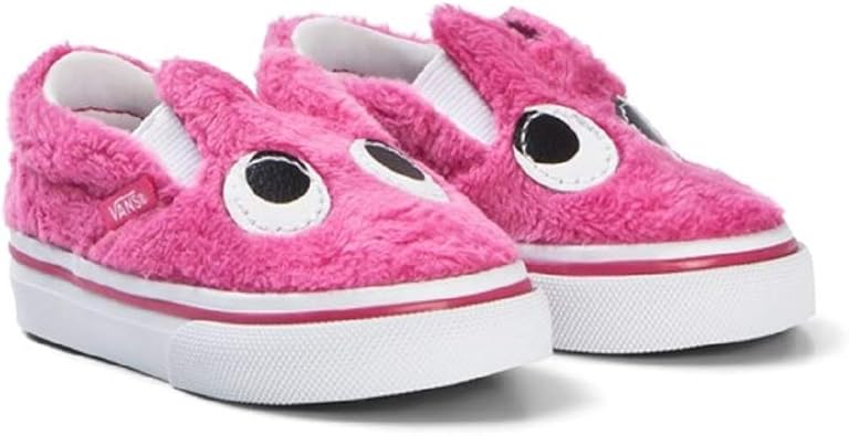 vans with pink fur