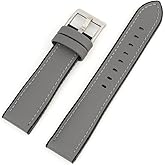 Onthelevel Sailcloth Rubber Watch Strap 18mm 20mm 22mm Water Resistant Oxford Fabric With Silicone Hybrid Watchband Replacement For Men's Wristband