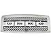 EAG 09-14 Ford F-150 Raptor Grille Chrome ABS Replacement Grill With Shell