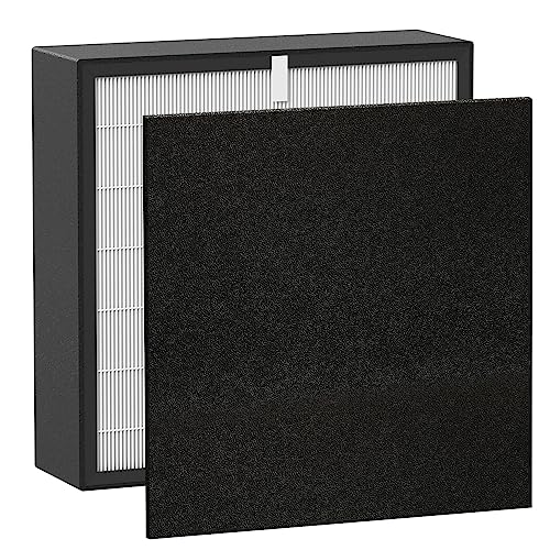 Photo 1 of FF50 Silver Carbon FIT50 HEPA Filter Replacement Compatible with BreatheSmart FF50 FIT50 FF50-VOC Air Cleaner Purifier, Compared to Part HEPA-Pure FF50, FF50-VOC, 1 Pack