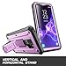 SUPCASE Kickstand Rugged Case for Galaxy S9 Plus, with Built-in Screen Protector Shockproof Cover for Samsung Galaxy S9 Plus 6.2 inch 2018 Release (Purple)