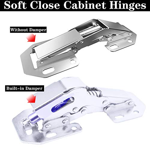 Ninad Soft Close Hinge Concealed 90 Degree Door Hinges 4Pack Easy Installation