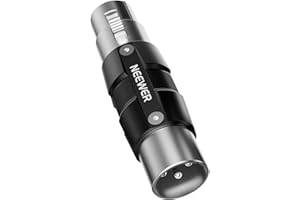 NEEWER PP04 Microphone Preamp Only for Dynamic Mic, 3-Pin XLR Preamplifier Accessories with 25dB Gain & for Clean, Pure, High Fidelity, Low Impedance Audio Output, Needs 48V Phantom Power