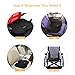 LANGRIA Seat Cushion for Office Chair Car Coccyx Cushion Memory Foam Orthopedic Pillow for Back, Tailbone, Sciatica Pain Relief, Anti-Slip Bottom, Built-in Handle, Ventilated Hollow Gap, Black