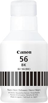 Canon GI-56BK Black Ink Bottle Genuine Ink for MAXIFY GX6050 GX6150 GX7050