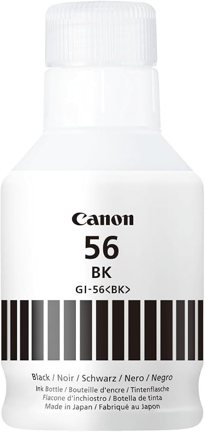Canon GI-56BK Black Ink Bottle Genuine Ink for MAXIFY GX6050 GX6150 GX7050