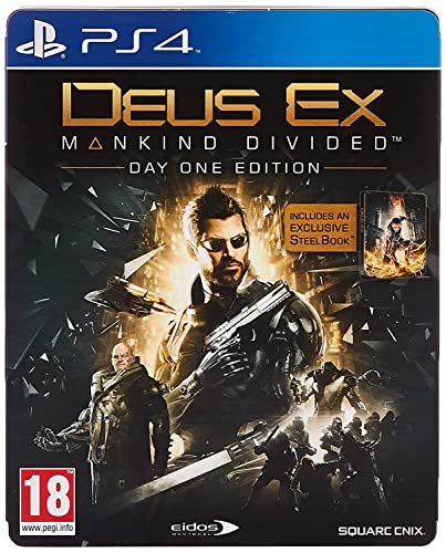Deus Ex Mankind Divided Day One Edition Steelbook PS4