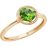 Amazon Essentials 10k Gold Imported Crystal March Birthstone Ring (previously Amazon Collection)