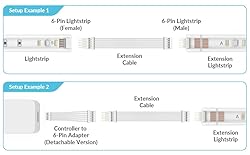 Litcessory Extension Cable for Philips Hue