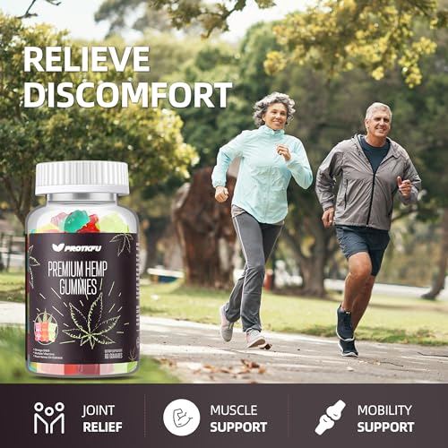 PREMIUM HEMP GUMMIES – 120 COUNTS FRUITY GUMMY BEAR WITH HEMP OIL HIGH POTENCY FOR DEEP AND HEALTHY BЕDTIME – OMEGA 3 SUPPLEMENT WITH HEMP OIL