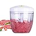 Manual Food Chopper 5 Blades 1000 ml,Sedhoom Powerful Easy Pull Upgraded Hand Held Vegetable Onion Chopper/Food Processor/Blender