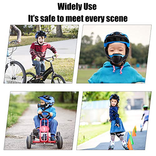 Kids Bike Helmet 3-15 Years, CE Certified Breathable Ultralight Adjustable Cycling Helmet Toddler for Bicycle, Skateboard, Scooter, Rollerblading, Children Protective Gear (20-22 Inches) (5 Colors)