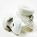 Newborn Unisex Baby Boy Girls Infant Cute Plush Bear Crib Warm Socks Shoes (White)