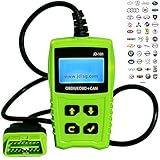TOPDON AL500 OBD2 Code Reader With Full OBD2 Functions, Universal Car Diagnostic Tool OBD Scanner For All Cars With 2.8uff02TFT Display, Free Update, DTC Lookup, Print Via PC, Built-in Help Menu, Black