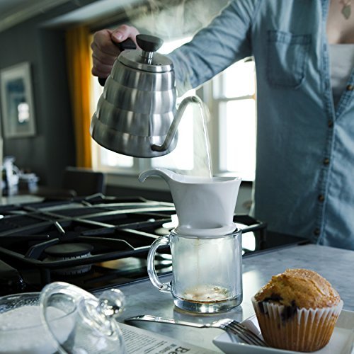 image for The Triumphant Chef Pour Over Kettle Coffee Maker: Stainless Steel Goo