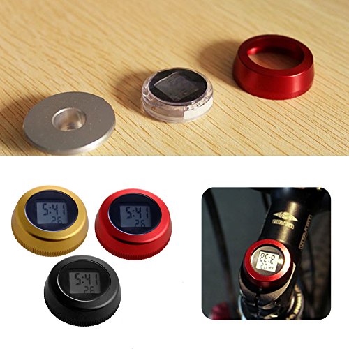 image for Delight eShop Universal Waterproof Bike Bicycle LCD Digital Stopwatch 