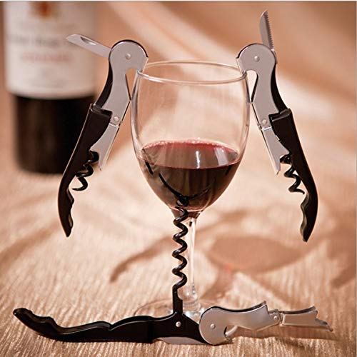 Tool Aids - 1pc Waiter 39 S Wine Bottle Opener Corkscrew Knife Pulltap Double Hinged Fz2417 8uhw - Professional Electric Punch Yoss Opener Mouth Biscuit Corkscrew Shock Earphon