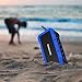 Poweradd MusicFly Indoor/Outdoor Portable Wireless Bluetooth Speakers, 36W Loud Volume, Dynamic Stereo, IPX7 Waterproof, Sandproof, Shockproof, Built in Mic, 24 Hours Playtime, Blue