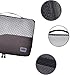 HOPERAY Packing Cubes Travel Organizer Mesh Bags Travel Gear Bag Accessories (Grey)