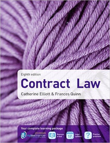 Elliot quinn contract law 8th edition test bank