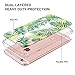 MOSNOVO iPhone 6S Case/iPhone 6 Case, Fashion Tropical Palm Leaves Clear Design Printed Transparent Plastic Hard Back Phone Case with Soft TPU Bumper Protective Case Cover for iPhone 6/iPhone 6S