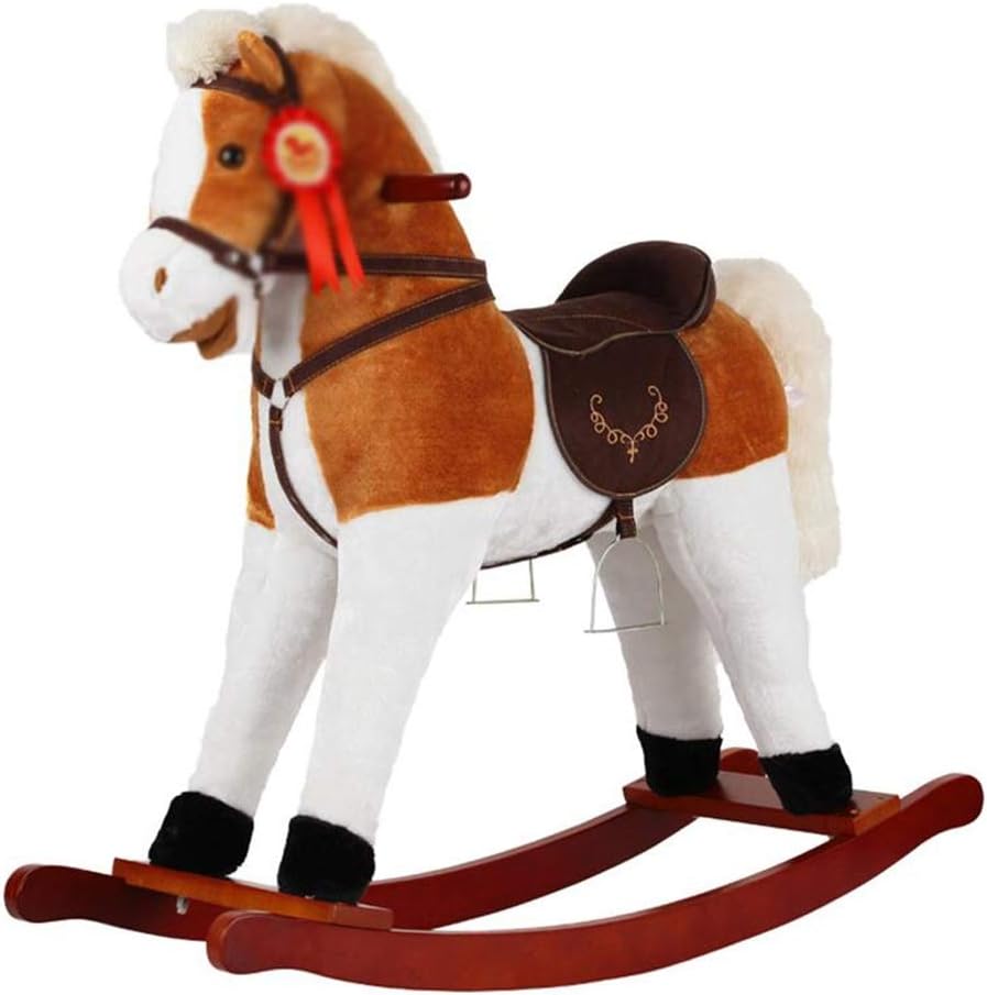 wooden horse toy stick