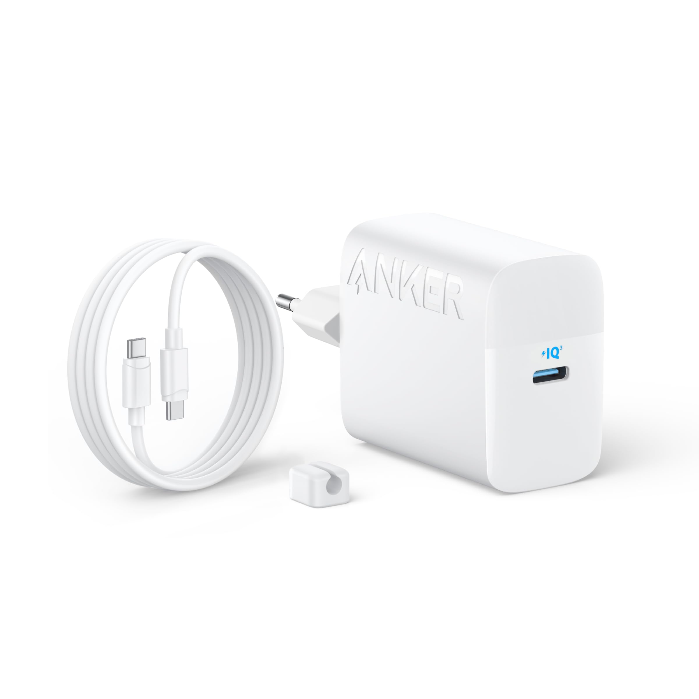 Anker 45W USB C Ladegerät, iPad Ladegerät, PPS-Schnellladen Netzteil für Samsung Galaxy S24 Ultra/S24/S23+/S23/S22/Note20, iPhone 17/Pro/Pro Max/iPhone Air/16/15, Pixel (1x 1,5m Kabel inkl.)
