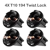 cciyu 4 Pack 168/194 T10 Twist Lock Wedge