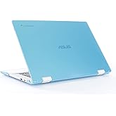 mCover Case ONLY Compatible with 2021~2022 14-inch ASUS Chromebook CX1 (CX1400) Series Laptop Computers (NOT Fitting Any Other ASUS Models) - Aqua