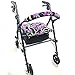 Crutcheze Made in USA Rollator Walker Seat and Backrest Covers | Designer Fashion Accessories - Walkers for Seniors with Seat Gift Cover(Purple Flowers)