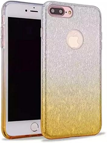 iPhone 7 Plus Case Mate [ Glitter Series ] Protective Case for Apple iPhone 7(5.5) Soft-Interior Scratch Protection with Vibrant Trendy Color (Silver Gold5.5)