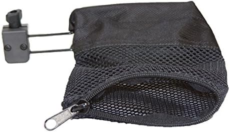 Into the Wild Fit Both 223 and 308 Black Brass Quick Rail Catcher Tactical Deluxe Mesh Brass Shell Catcher with Zippered Bottom for Quick Unload