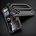 E LV Armor Case for iPhone X Case High Impact Resistant Rugged Armor Hybrid Full Body Protective Case Cover for Apple iPhone X with Magnetic Car Mount [Wireless Charging Not Compatible] (Black)