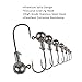 Goture Jig Hooks Set Kit With Fishing Tackle Box Fish Head Hooks (1.5g 50PCS)