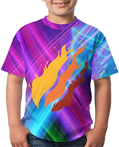 OPCOLV Boys' Girls Dragon Ball z Shirt Kids Teenagers 3D Printed Graphic T-Shirts 6-16 Years