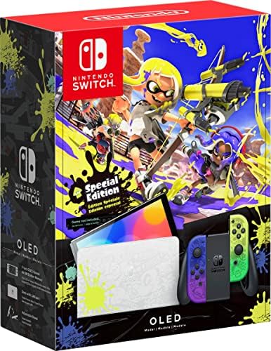 Amazon.com: RWD Nintendo Switch OLED Model Splatoon 3 SpecEd
