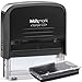 Custom Self Inking Rubber Stamp - Up to 4 Lines of Text - Choose from 15 Ink Colors - Medium Size