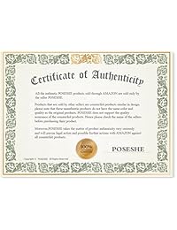 POSESHE Remerón informal de mangas cortas para mujer