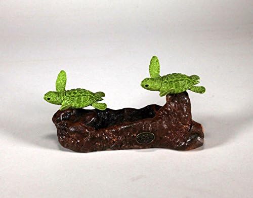 Turtle Hatchling Duo Sculpture from John Perry 3in tall Figurine Art